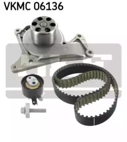 VKMC 06136 SKF - Насос охолоджуючої рідини + комплект зубчатого ремня1